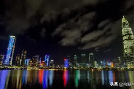 灯火里的繁华———深圳人才公园夜景（深爱人才，圳等您来）图片