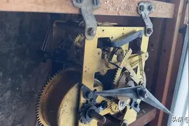 28岁小伙把家里的老钟拆了，为了看看里边的构造，玩的不亦乐乎！视频封面