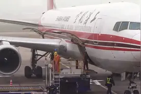 上海航空曾经的波音767客机，有谁坐过的举手。