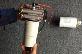 轻卡皮卡天冷不好启动，12伏24伏自动泵油带加热柴油滤芯安装方法