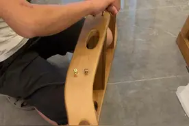 买的子母床，老公自己组装，也是个大工程