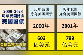 2000年-2023年:历年我国持有美国国债数量，该减持吗？视频封面