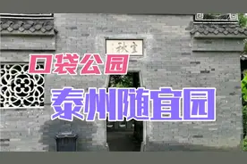 见缝插绿的口袋公园泰州随宜园，居民开门见绿抬头看景，很受欢迎视频封面