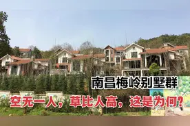 江西南昌梅岭东源村的别墅群,空无一人,杂草丛生,这是什么原因？视频封面