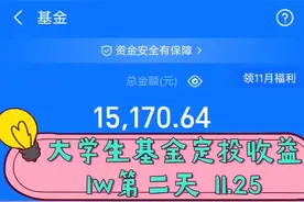 大学生基金定投收益1w第二天视频封面