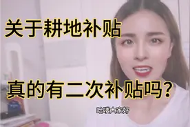 关于耕地补贴，真的有二次补贴吗？一亩地补贴多少呢？视频封面