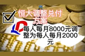 恒大兑付方案调整，10万元以下的投资者已实现100%本金兑付！视频封面