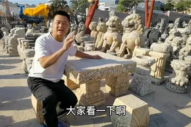 汉白玉仿古做旧石雕，堆积如山几十万一件的货，几千块都没人要