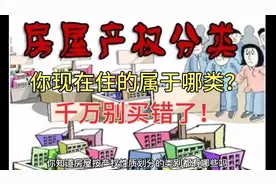 你知道房屋产权也有分类吗？以下8种你知道几个呢？#买房攻略