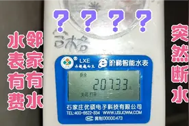 家里突然停水了，邻居有谁，水表有费，哪里问题呢？这里告诉你视频封面