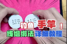 钓鱼手竿线组绑法，鱼线如何连接竿稍绳，简单易学，建议收藏！