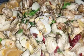 海蛤这样做，五分钟就上桌，成本不到十块钱做了一大盆，真划算