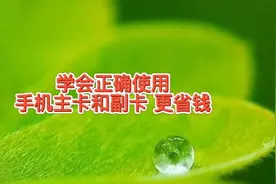 手机主卡和副卡有啥区别你知道吗？正确使用可以少出套餐费的钱