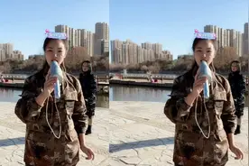 湖南妹子退伍女兵陈维演唱《五星红旗》视频封面