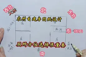 农村自建房图纸设计，厕所方位选择很重要视频封面