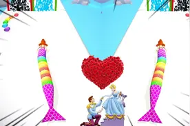 白雪怎么变成美人鱼了？不过美人鱼的尾巴也太漂亮了！