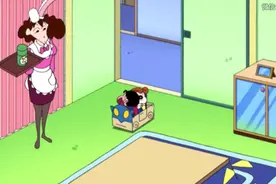 蜡笔小新 台配 玩家庭餐厅游戏哦