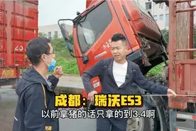 蓝牌轻卡瑞沃ES3你拿去拉3.4吨猪不是大材小用吗？