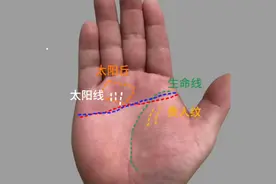手相有3条“太阳线”，人生有3个贵人，真人案例