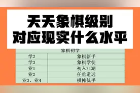 天天象棋级别对应现实什么水平？视频封面