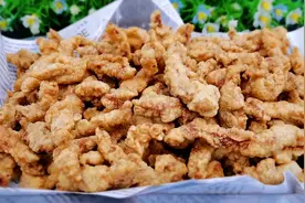 炸酥肉，到底用淀粉还是面粉，教你肉和粉正确比例，凉了也嘎嘣脆