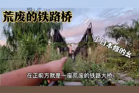 实拍荒废的铁路桥，80多年前的日本人所修，游客太多惨遭封禁视频封面