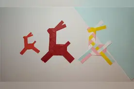 4根长纸条编织小鹿书签，自己制作的书签阅读时心情更加愉悦视频封面