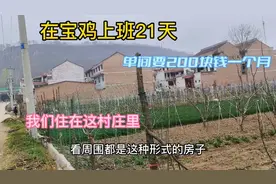 宝鸡上班21天，住在附近村庄里，一间房要200块钱一个月，挺便宜视频封面