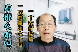 一个农村家庭一次性拿出六十万有那么难吗视频封面