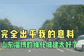 完全出乎我的意料，山东淄博的绿化城建真的太好了，佩服佩服！视频封面