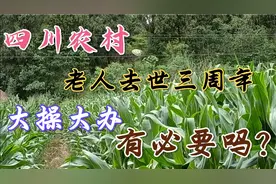 农村风俗，老人去世三周年，必须大操大办真的有必要吗？视频封面