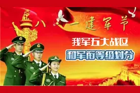 八一特辑 带你了解我军五大战区和军衔等级划分