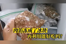 我把肉馅冻成了冰块，再拿出来包饺子，做肉饼，还能好吃吗？视频封面