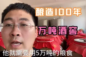 多久能酿出万吨粮食酒？每窖池用10000斤粮食，100年不间断可能吗视频封面