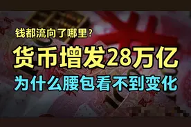 央行印了28万亿，为什么普通人钱包没有感觉，钱都进了谁的口袋？视频封面