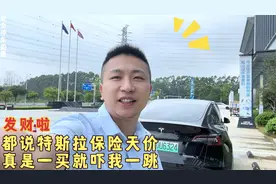 都说特斯拉保险天价，真是一买吓我一跳，顺便去售后吃个工作餐视频封面