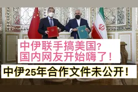 让伊朗导弹连上北斗卫星？原油买卖人民币结算？中伊合作动真格!视频封面