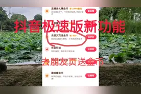 抖音极速版新功能
