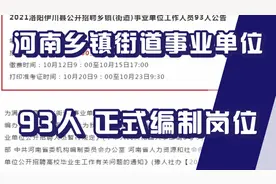 河南乡镇街道事业单位招聘63人，正式编制岗位！稳定的工作！视频封面
