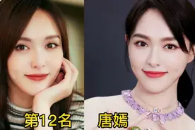 12位最漂亮女明星，杨幂排第八，鞠婧祎排第四，你喜欢的排第几？