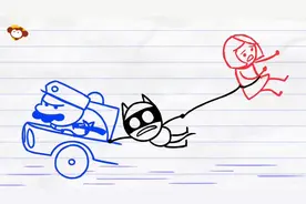 逗米动漫配音：糊涂的警长叔叔抓到了猫咪大盗也不知道！视频封面