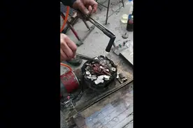 银手镯古式制作过程