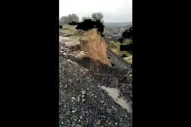 山西省中煤担水沟煤矿采空区视频封面