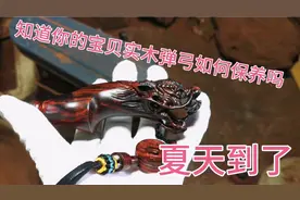 实木弹弓，夏天该如何保养，如何盘玩，如何保养，老陈有话要说