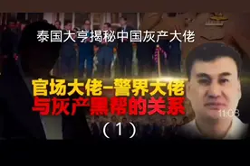 泰国大亨颂提揭秘中国灰产大佬泰国“杜月笙”--杜浩的幕后保护伞