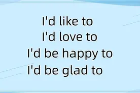 “ I would”+“ Like， Love，Be happy，Be glad”的用法视频封面