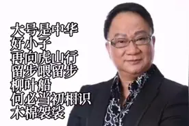 留声传情 || 徐小明家国情怀 侠骨柔情 7首粤式经典武侠曲忘不了