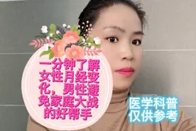 一分钟了解女性月经全过程，男性避免家庭大战的好帮手