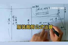 小白不会服装裁剪公式运算的请进来学学吧，学会了便于您学裁剪哦