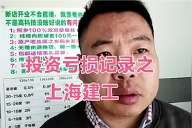 投资亏损记录，上海建工视频封面